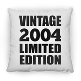 20th Birthday Vintage 2004 Limited Edition - Throw Pillow