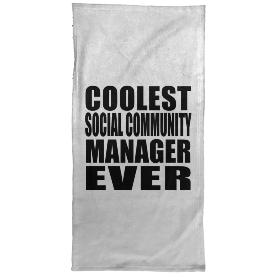 Coolest Social Community Manager Ever - Hand Towel
