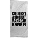 Coolest Social Community Manager Ever - Hand Towel
