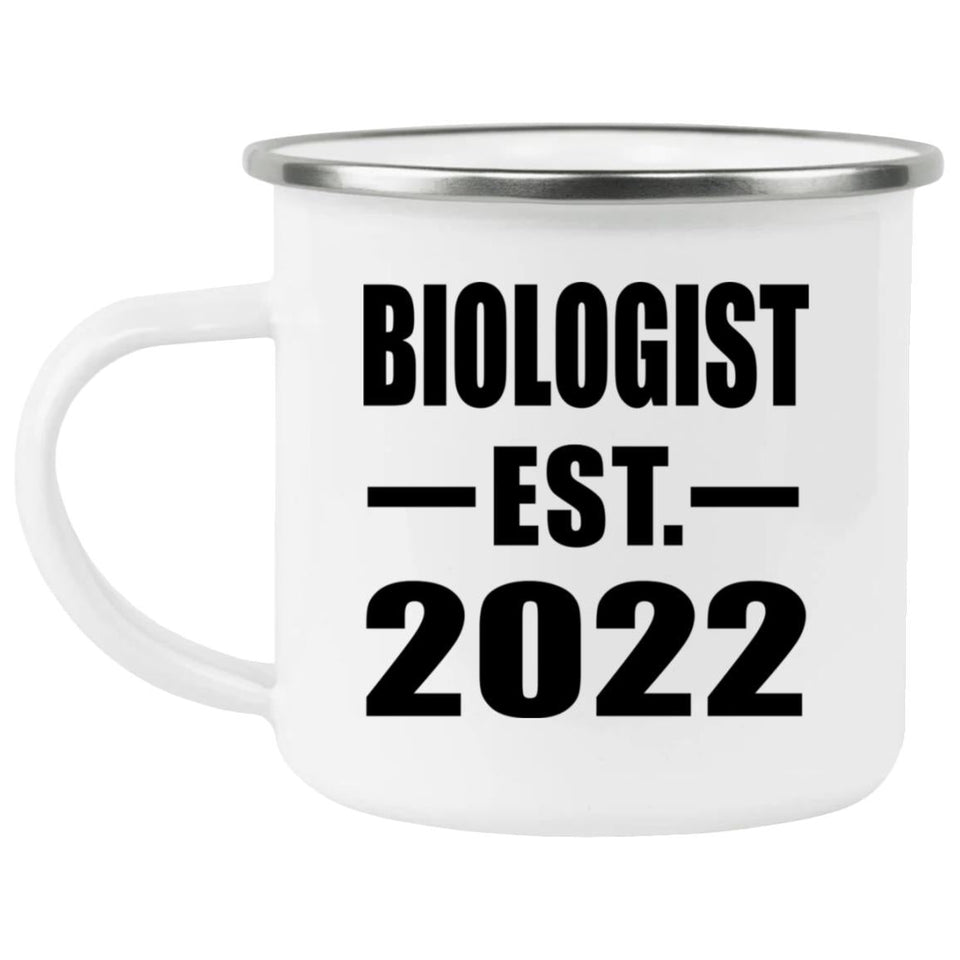 Biologist Established EST. 2022 - 12oz Camping Mug
