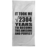 48th Birthday Took Square Root of 2304 Years To Awesome - Hand Towel