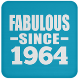 60th Birthday Fabulous Since 1964 - Drink Coaster