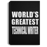World's Greatest Technical Writer - Canvas Portrait