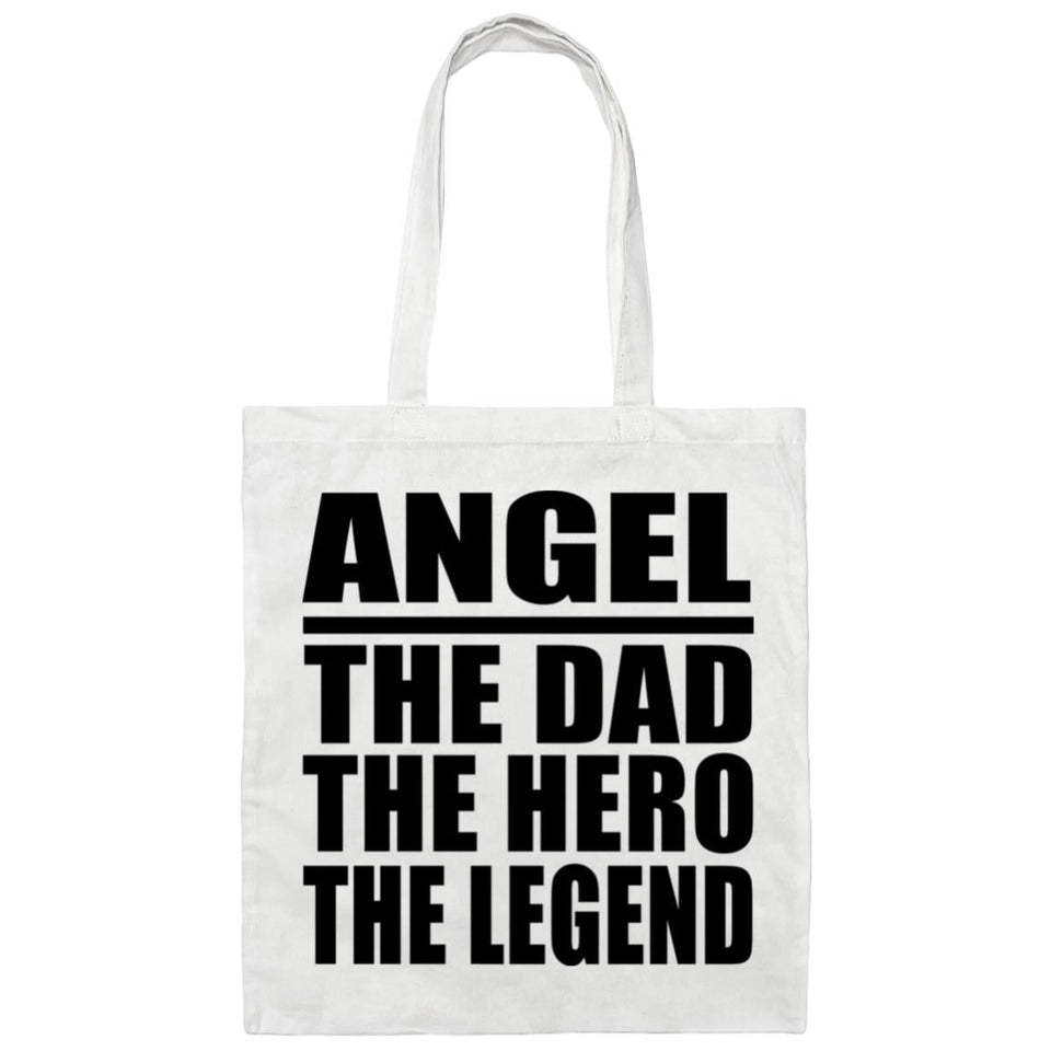 Angel The Dad The Hero The Legend - Tote Bag White