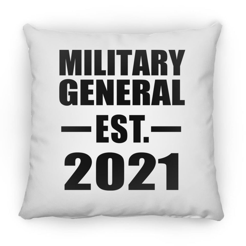 Military General Established EST. 2021 - Throw Pillow
