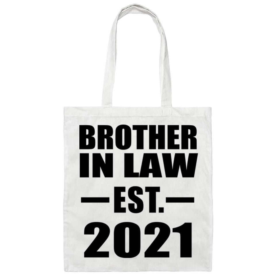 Brother In Law Established EST. 2021 - Tote Bag White