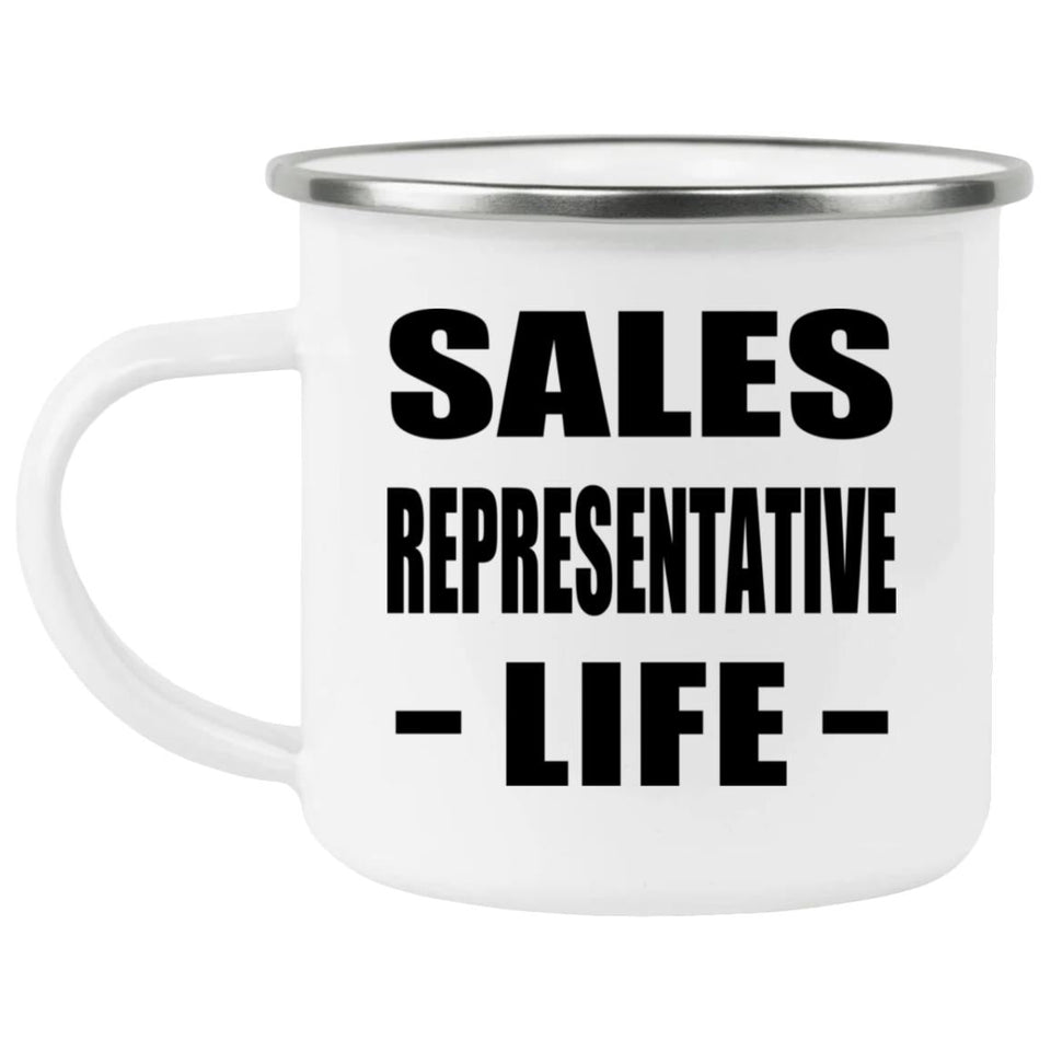 Sales Representative Life - 12oz Camping Mug