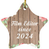Film Editor Since 2024 - Star Ornament B