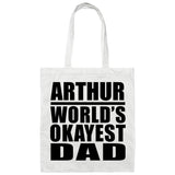 Arthur World's Okayest Dad - Tote Bag White