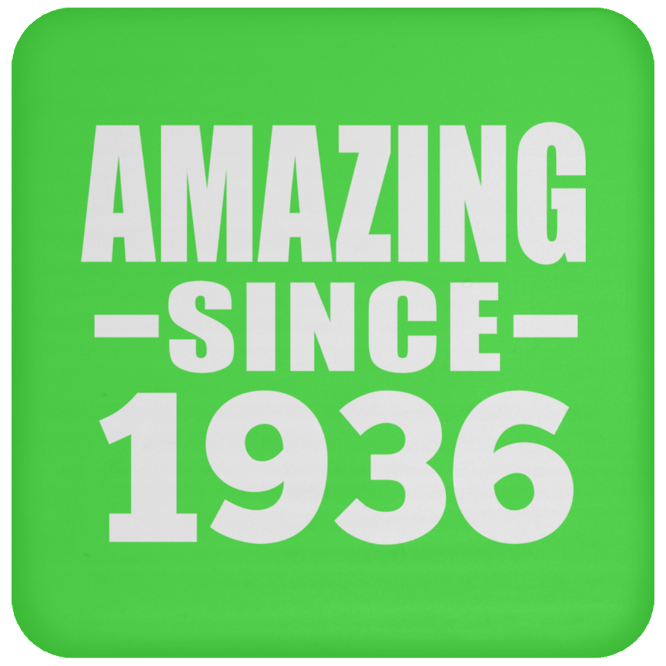 88th Birthday Amazing Since 1936 - Drink Coaster