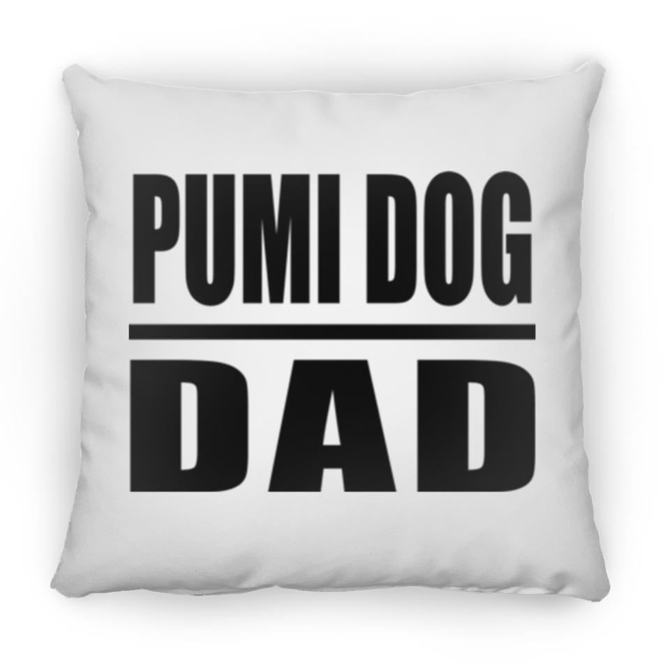 Pumi Dog Dad - Throw Pillow