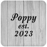 Poppy Established Est. 2023 - Drink Coaster F