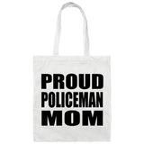 Proud Policeman Mom - Tote Bag White