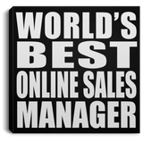 World's Best Online Sales Manager - Canvas Square