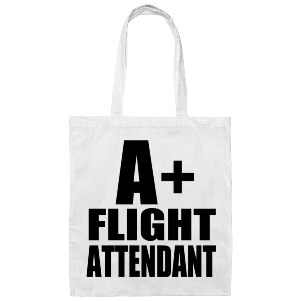 A+ Flight Attendant - Tote Bag White