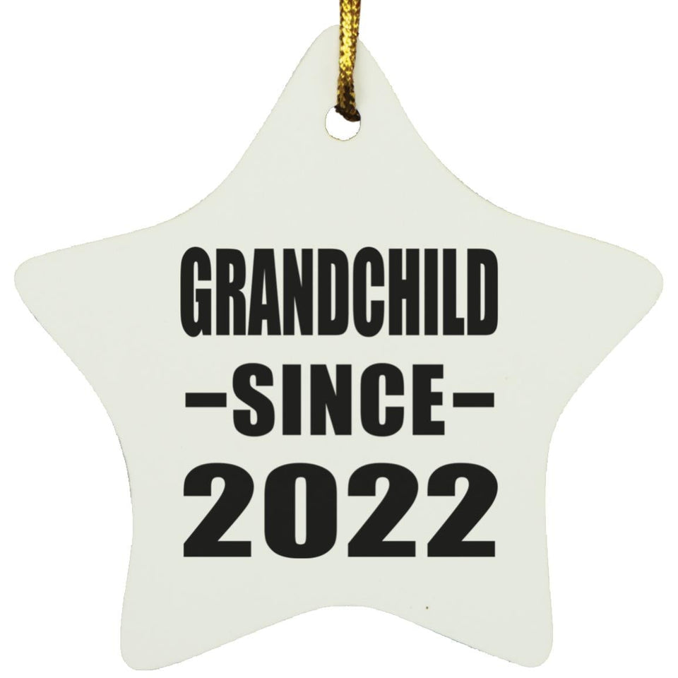 Grandchild Since 2022 - Star Ornament