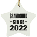 Grandchild Since 2022 - Star Ornament