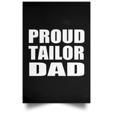 Proud Tailor Dad - Poster Portrait