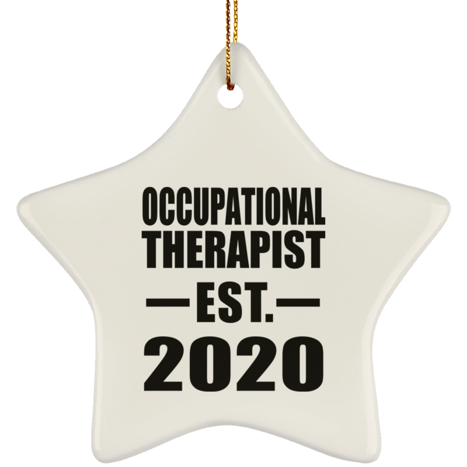 Occupational Therapist Established EST. 2020 - Star Ornament