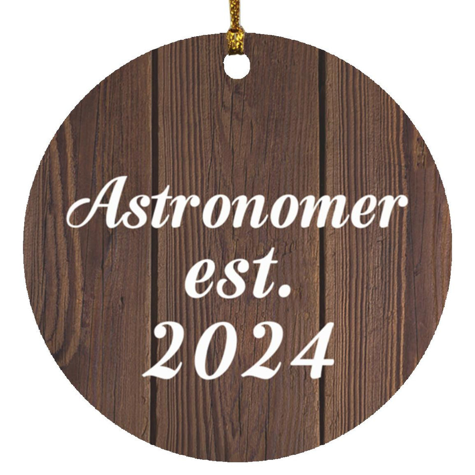 Astronomer Established Est. 2024 - Circle Ornament D
