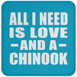 All I Need Is Love And A Chinook - Drink Coaster