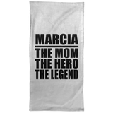 Marcia The Mom The Hero The Legend - Hand Towel