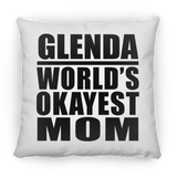 Glenda World's Okayest Mom - Throw Pillow