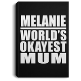 Melanie World's Okayest Mum - Canvas Portrait