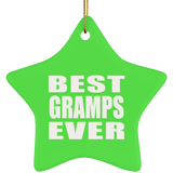Best Gramps Ever - Star Ornament