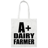 A+ Dairy Farmer - Tote Bag White