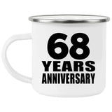68th Anniversary 68 Years - 12oz Camping Mug