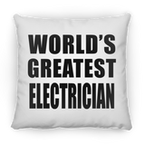 World's Greatest Electrician - Throw Pillow