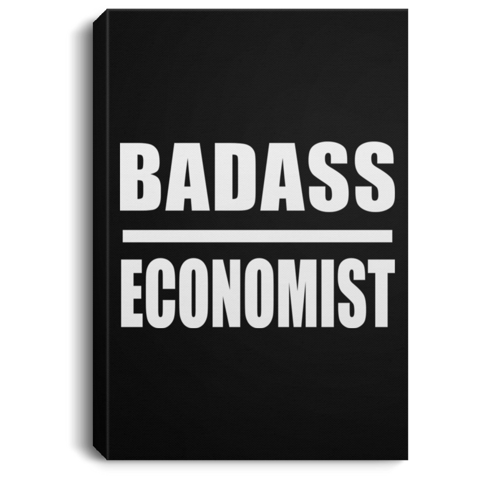 Badass Economist - Canvas Portrait