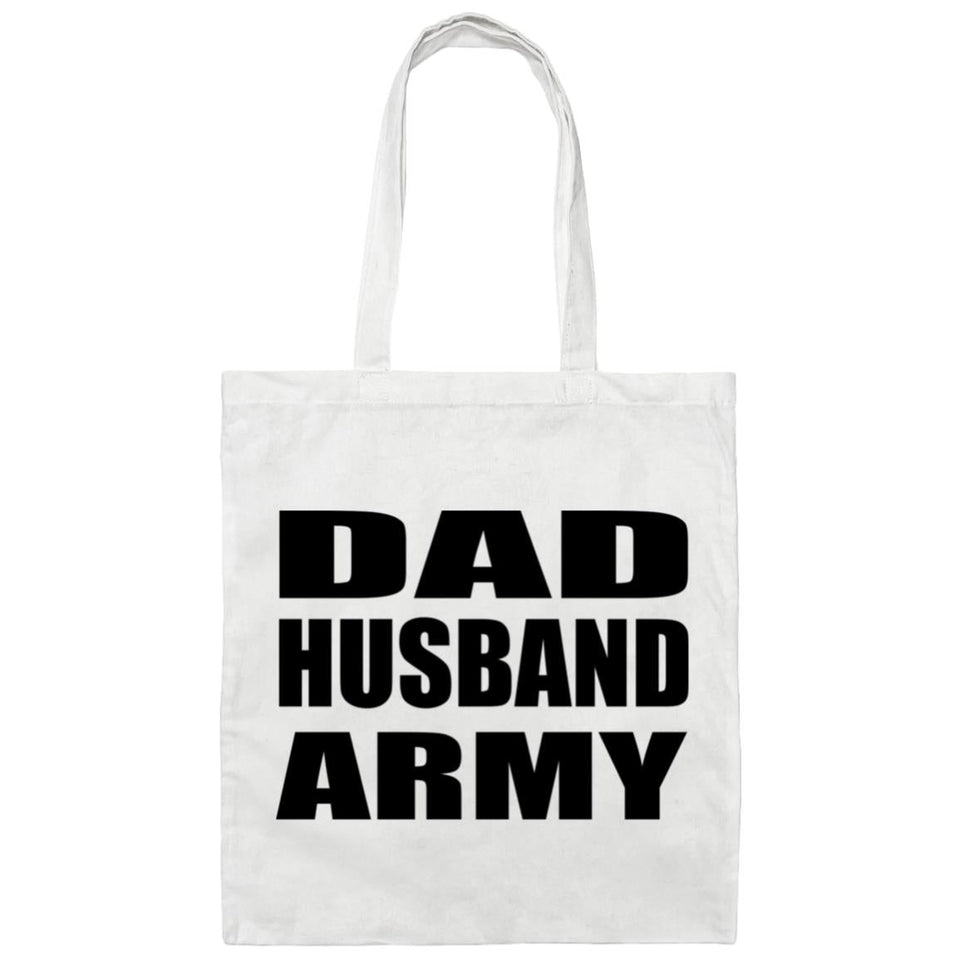 Dad Husband Army - Tote Bag White