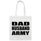 Dad Husband Army - Tote Bag White