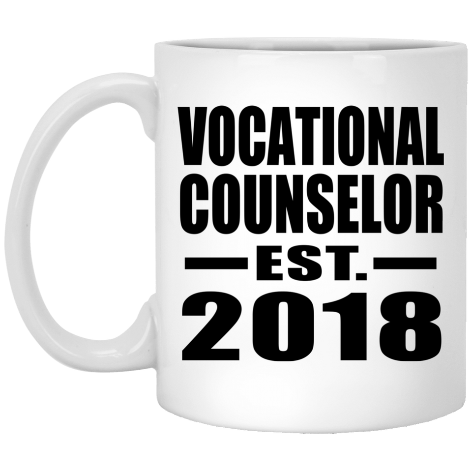 Vocational Counselor Established EST. 2018 - 11 Oz Coffee Mug