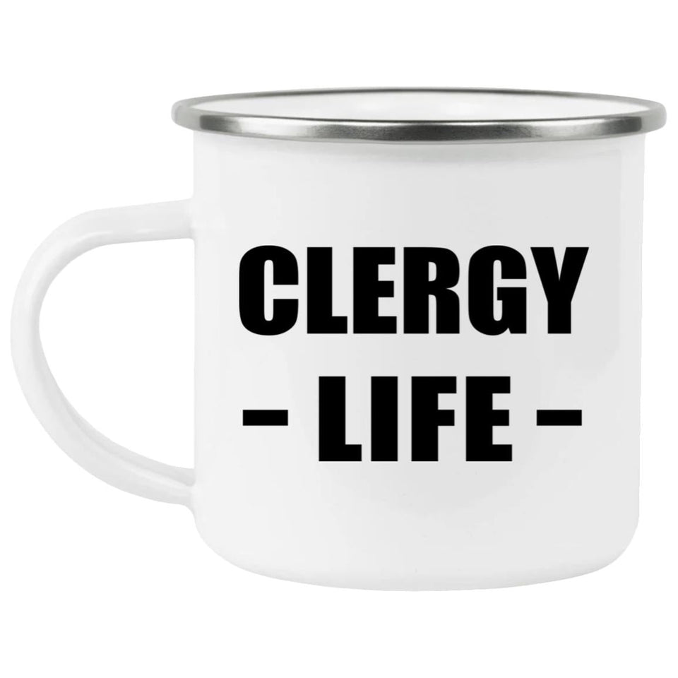 Clergy Life - 12oz Camping Mug
