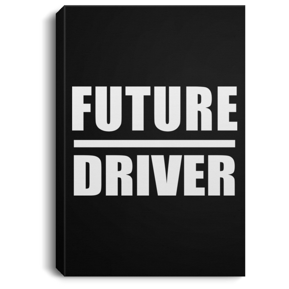 Future Driver - Canvas Portrait