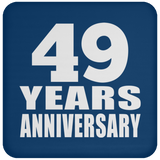49th Anniversary 49 Years - Drink Coaster
