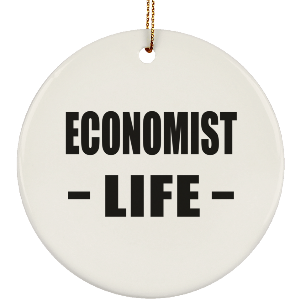 Economist Life - Circle Ornament