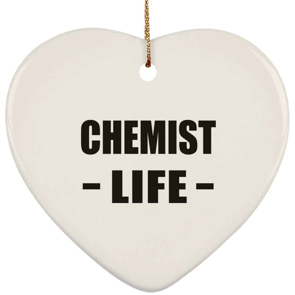 Chemist Life - Heart Ornament