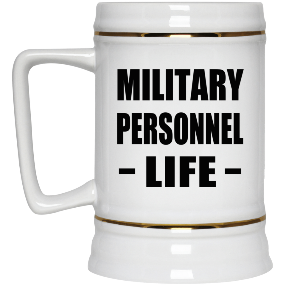 Military Personnel Life - Beer Stein