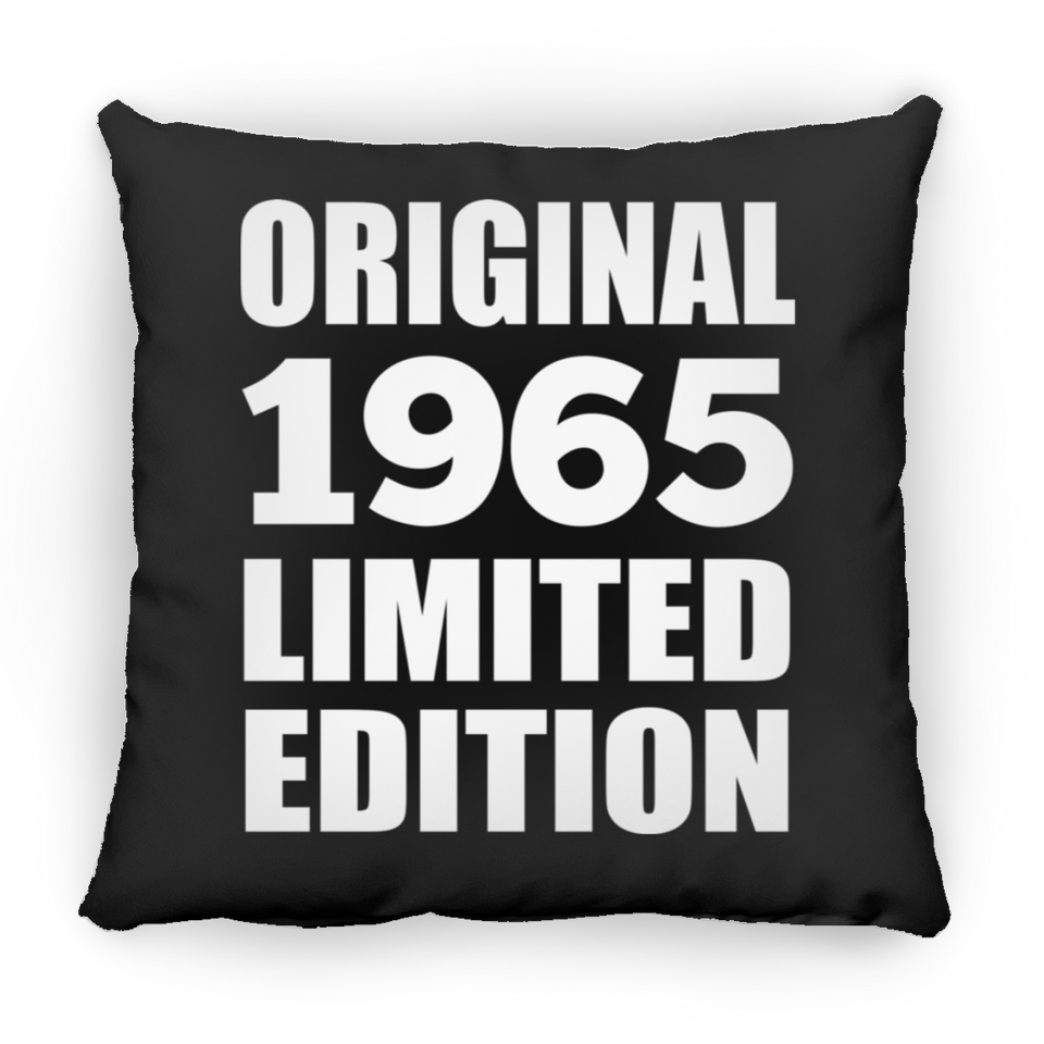 59th Birthday Original 1965 Limited Edition - Throw Pillow Black