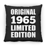 59th Birthday Original 1965 Limited Edition - Throw Pillow Black