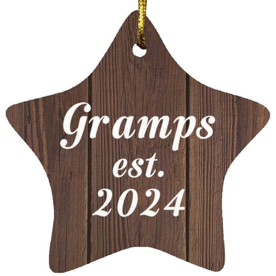 Gramps Established Est. 2024 - Star Ornament D