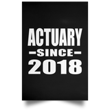Actuary Since 2018 - Poster Portrait