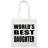 World's Best Daughter - Tote Bag White