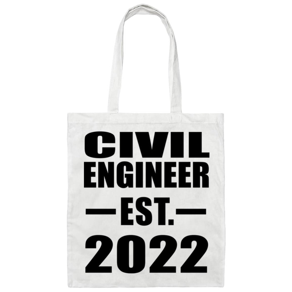Civil Engineer Established EST. 2022 - Tote Bag White