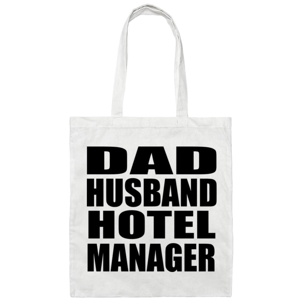 Dad Husband Hotel Manager - Tote Bag White