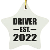Driver Established EST. 2022 - Star Ornament